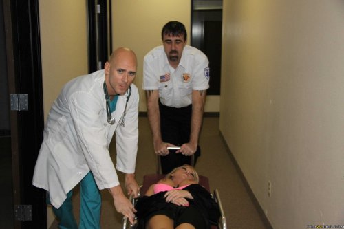 Madison is rushed to the ER after a really intense orgasm