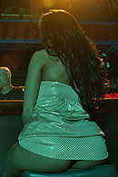 Night club owner, Johnny Sins checks out Rachel from the balcony